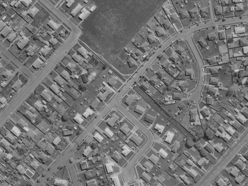 44B Jollie Street from the air, 1970-1974