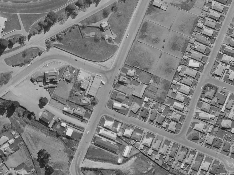 130 Epsom Road from the air, 1970-1974
