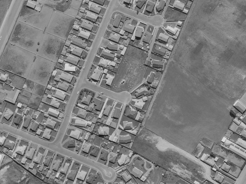 Gloaming Place from the air, 1970-1974