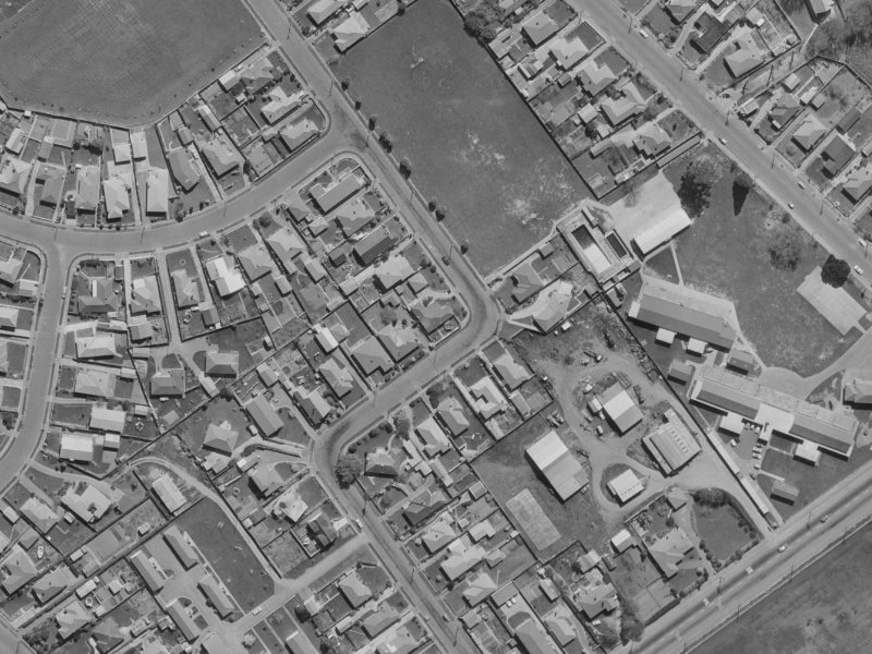 29 Colman Avenue from the air, 1970-1974