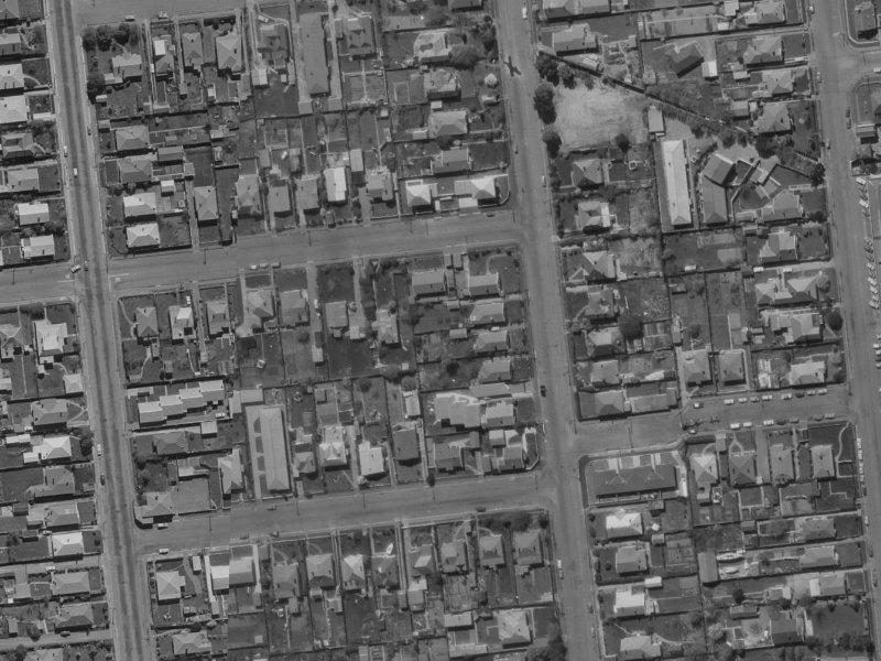 53A Picton Avenue from the air, 1970-1974