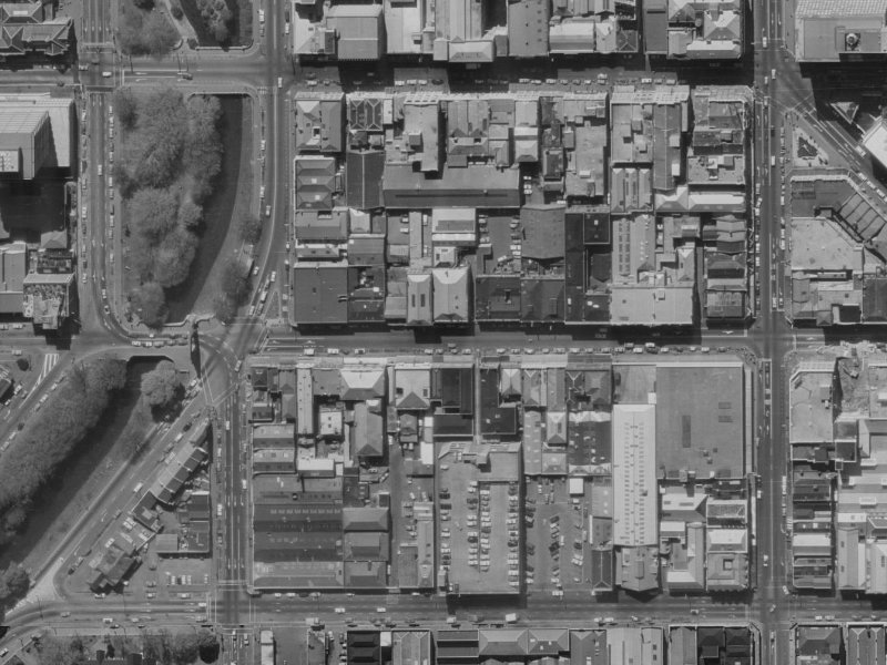 110 Cashel Lane from the air, 1970-1974
