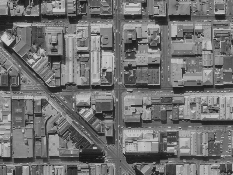 157 Manchester Street from the air, 1970-1974