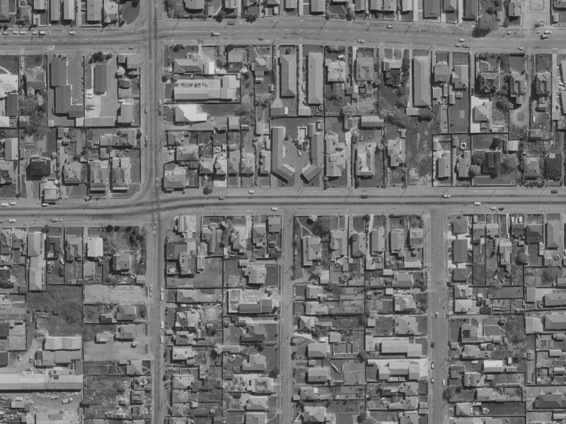 135 Nursery Road from the air, 1970-1974