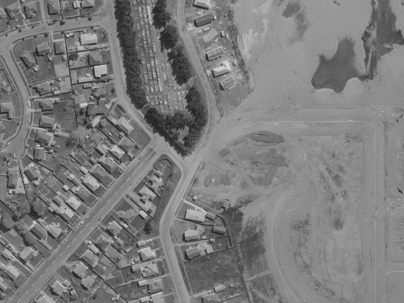 82 Hay Street from the air, 1970-1974