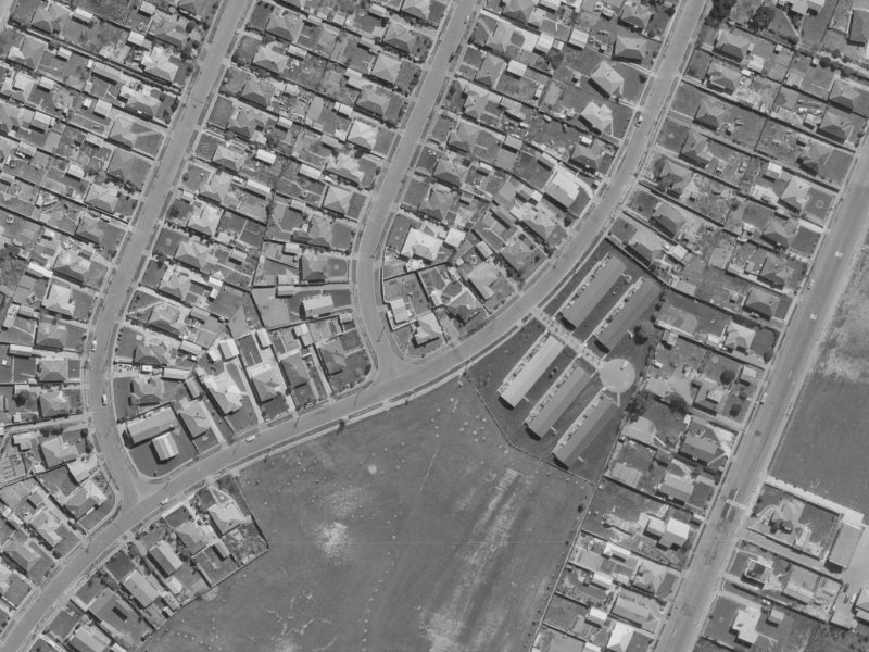 37 Manurere Street from the air, 1970-1974