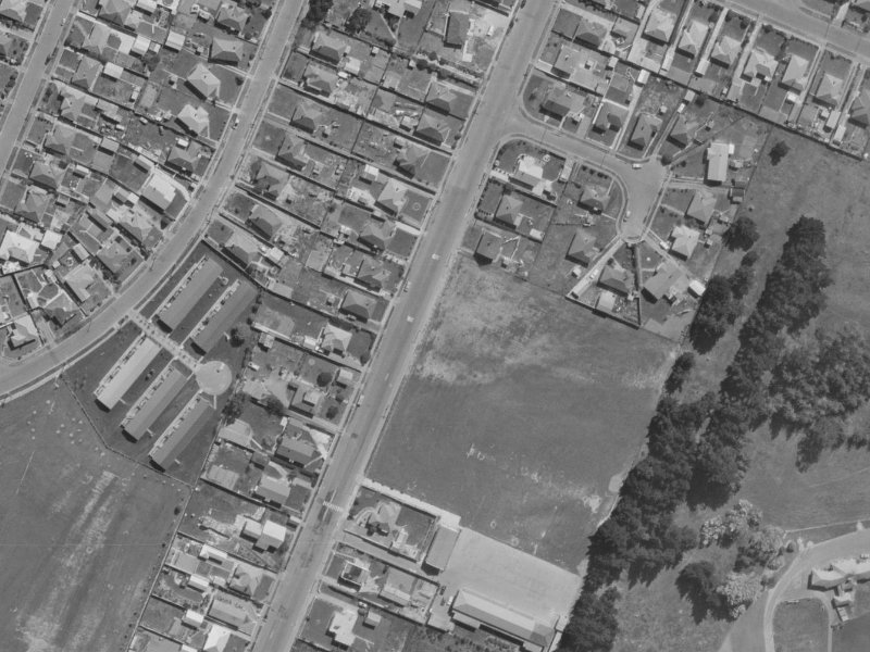 1 Stoneycroft Lane from the air, 1970-1974