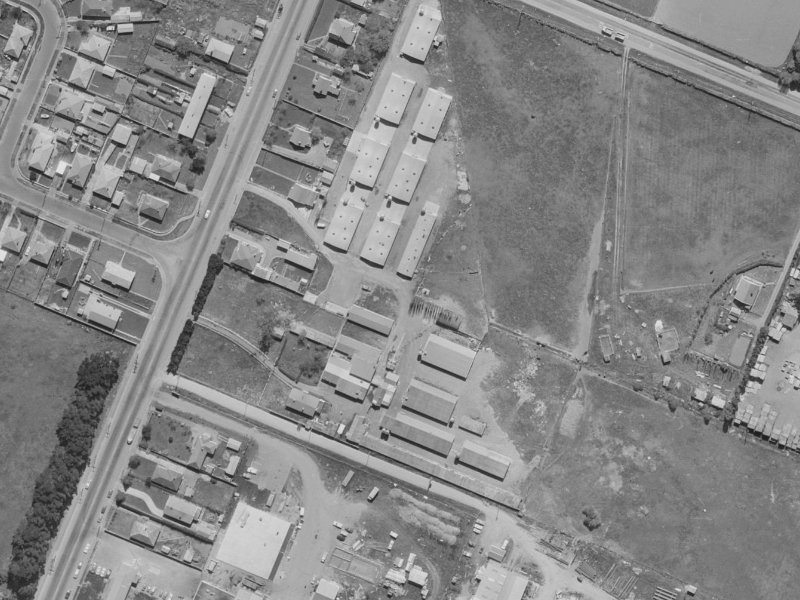 12E Halwyn Drive from the air, 1970-1974