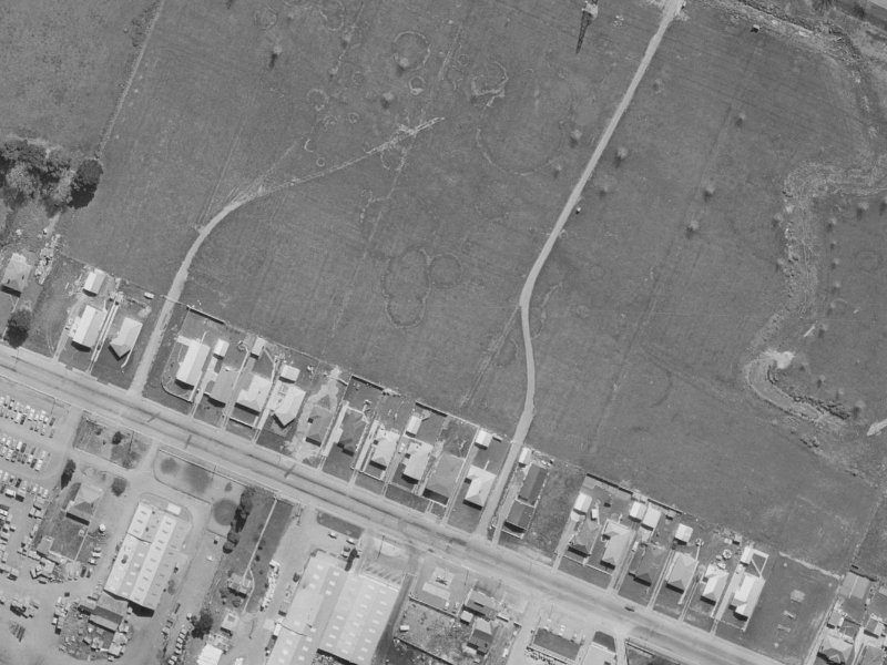 49 Showgate Avenue from the air, 1970-1974