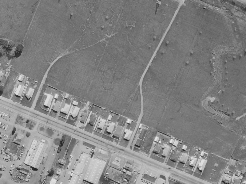 54A Showgate Avenue from the air, 1970-1974