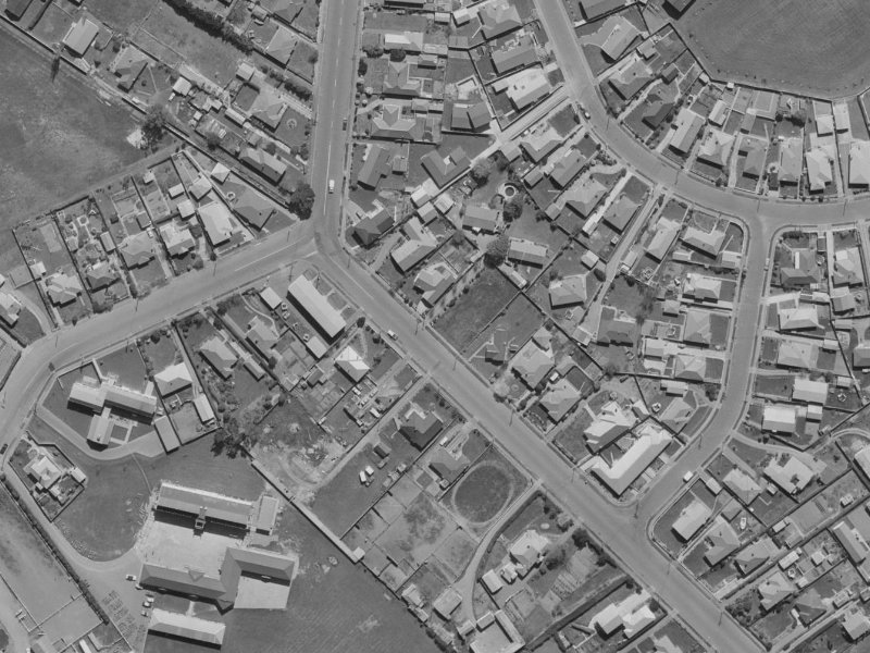 36 Craven Street from the air, 1970-1974