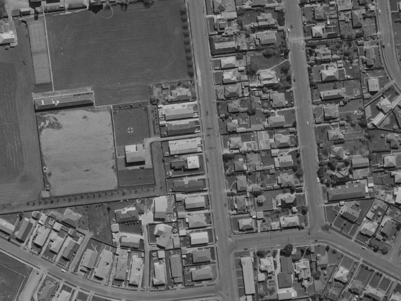 26 Wharenui Road from the air, 1970-1974