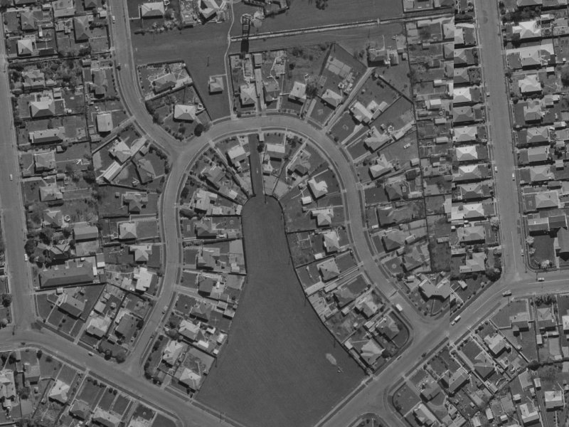 Piko Crescent from the air, 1970-1974
