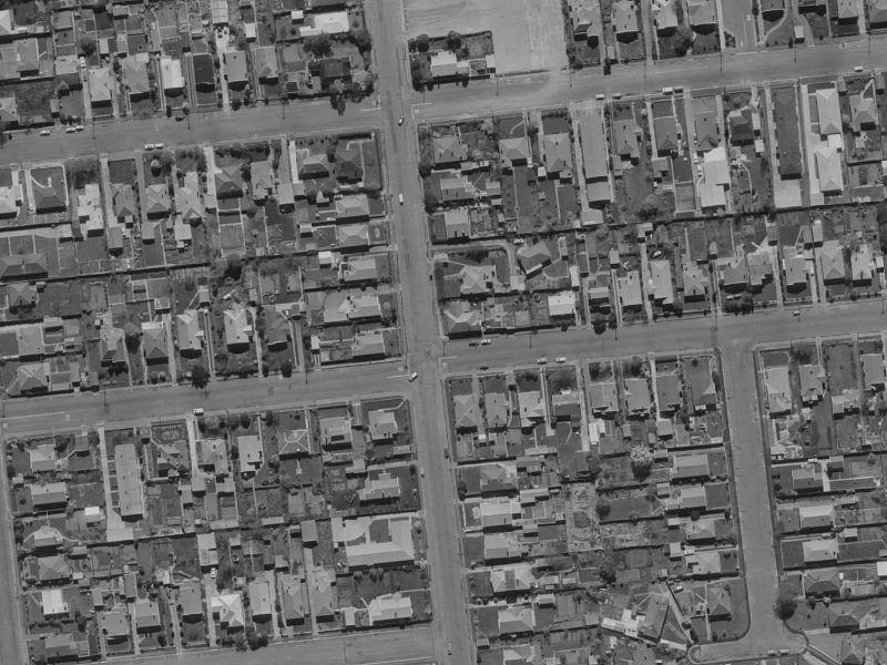 80 Matipo Street from the air, 1970-1974