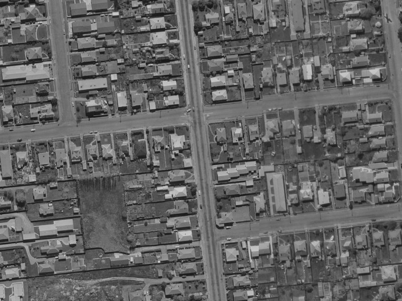 156 Clarence Street from the air, 1970-1974