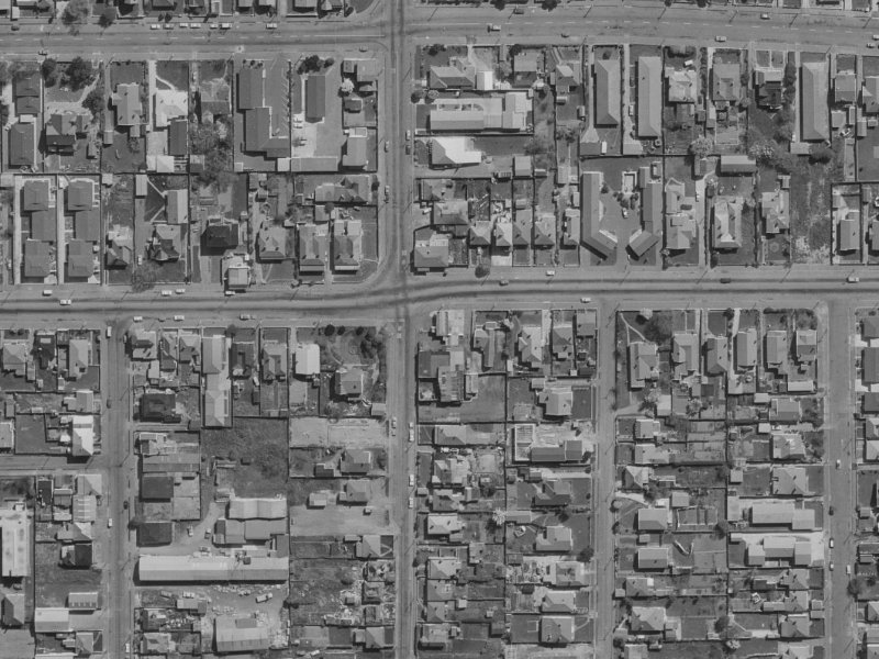 42E Stanmore Road from the air, 1970-1974