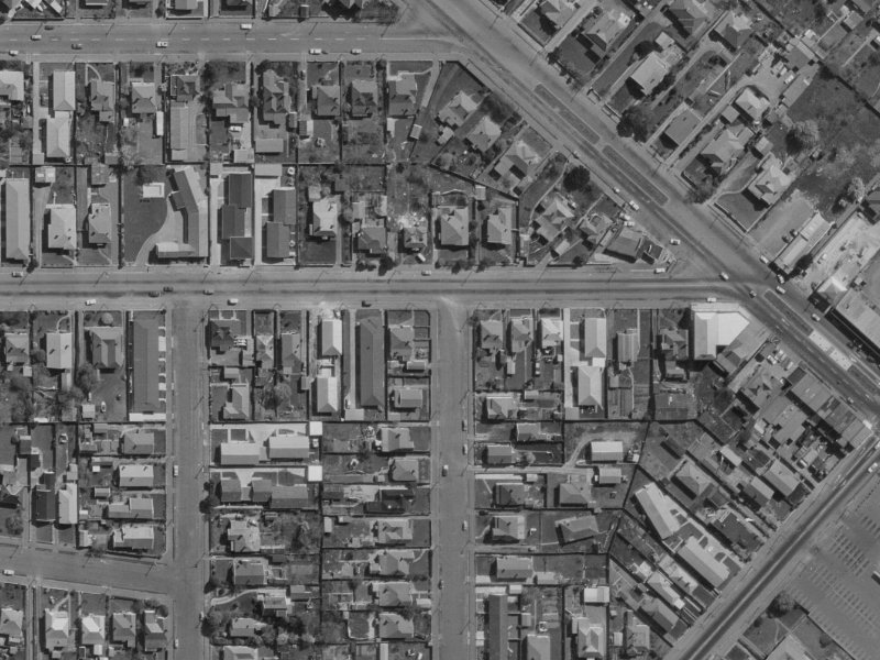 23-25 Havelock Street from the air, 1970-1974