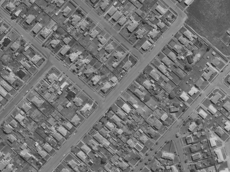 34A Chelsea Street from the air, 1970-1974