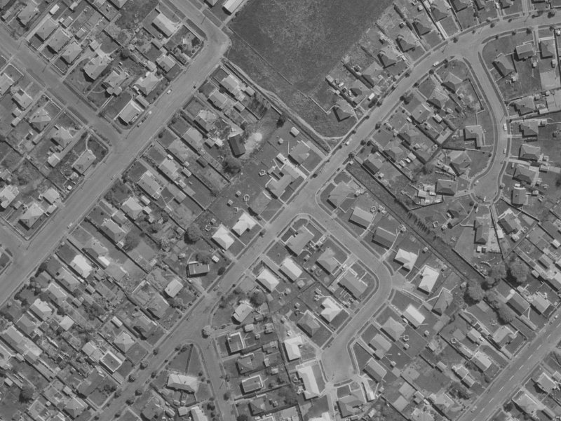 37A Jollie Street from the air, 1970-1974
