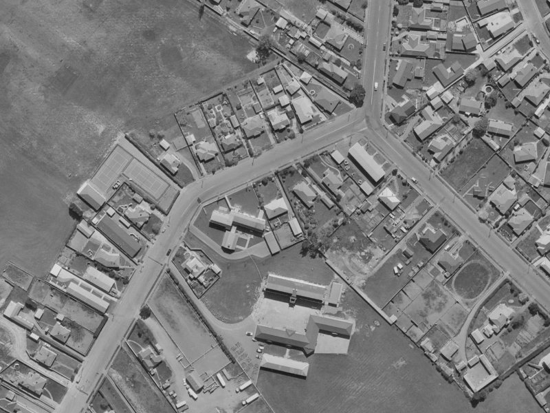 65A Middlepark Road from the air, 1970-1974