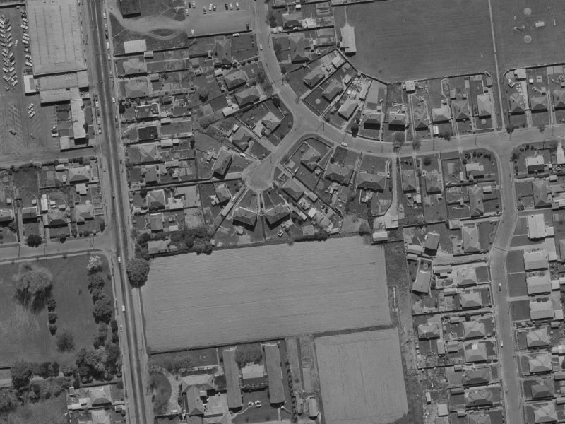 18 Tiora Place from the air, 1970-1974