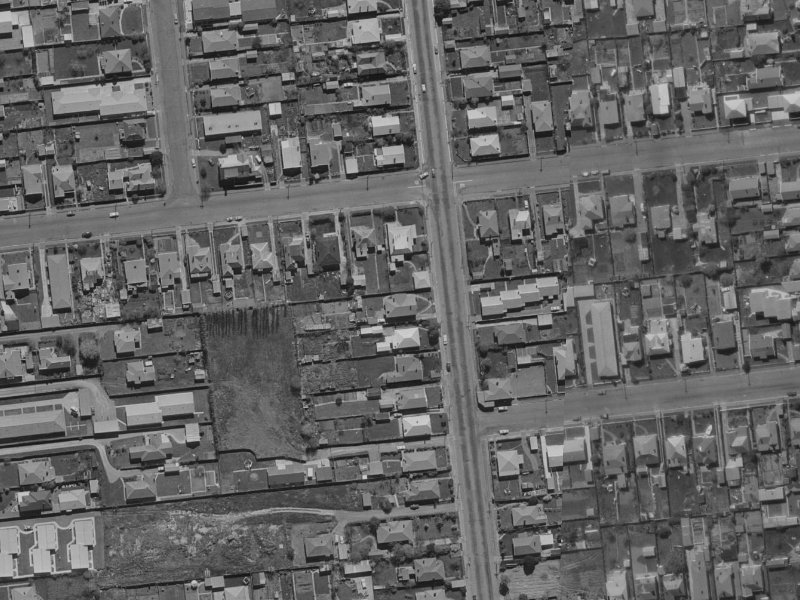 153 Clarence Street from the air, 1970-1974
