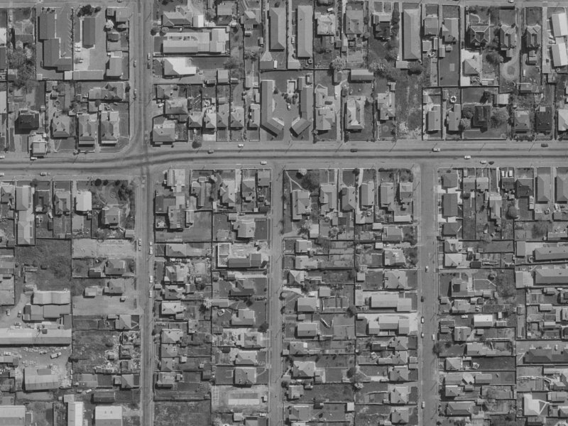 126 Nursery Road from the air, 1970-1974