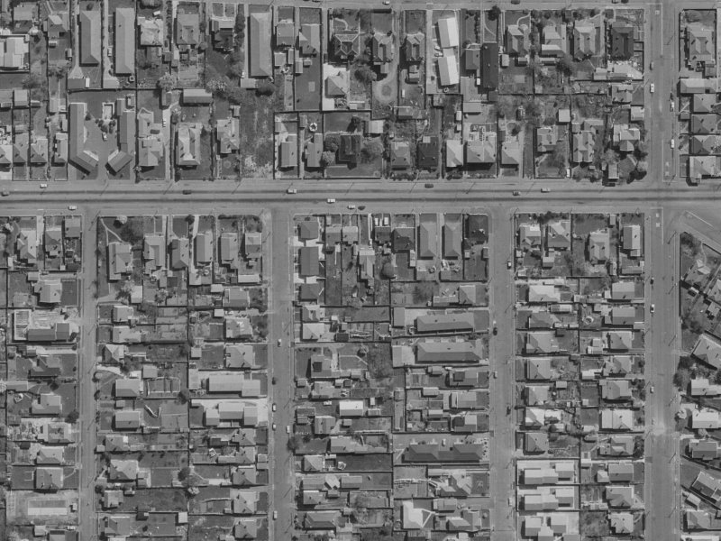 494 Cashel Street from the air, 1970-1974