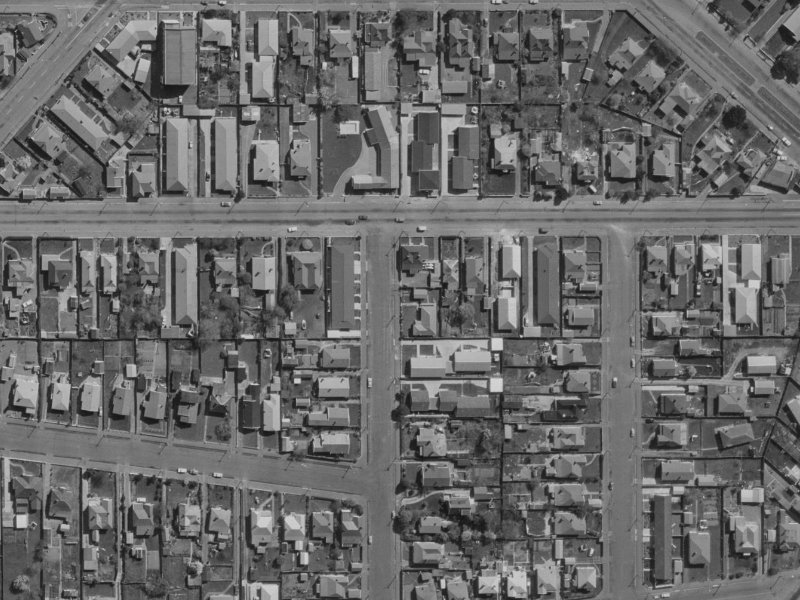 30 Clive Street from the air, 1970-1974