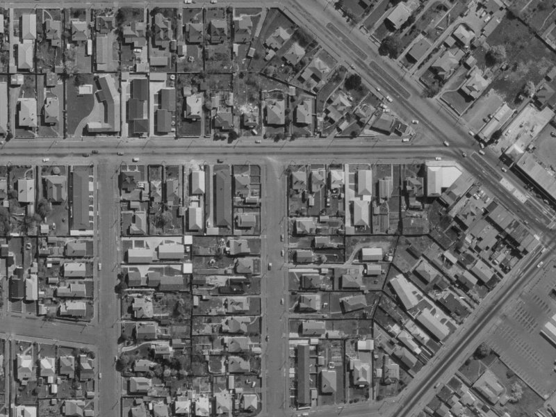 26 Havelock Street from the air, 1970-1974