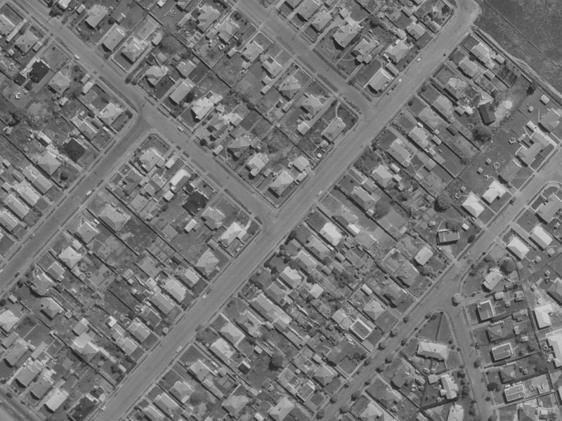 32B Chelsea Street from the air, 1970-1974