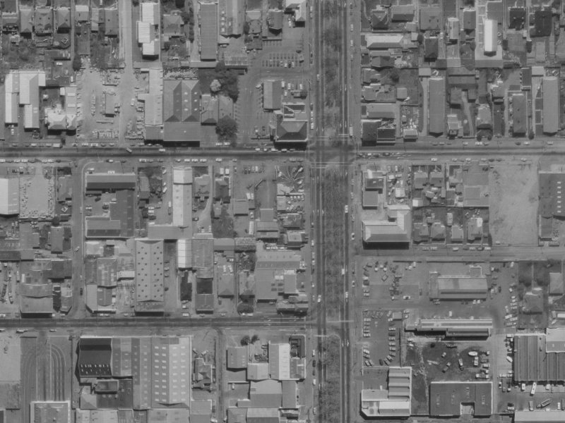 119 Fitzgerald Avenue from the air, 1970-1974