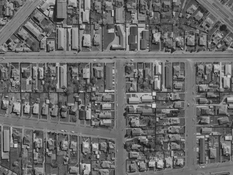 29 Clive Street from the air, 1970-1974