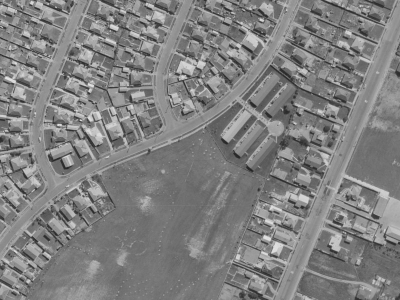 38 Manurere Street from the air, 1970-1974
