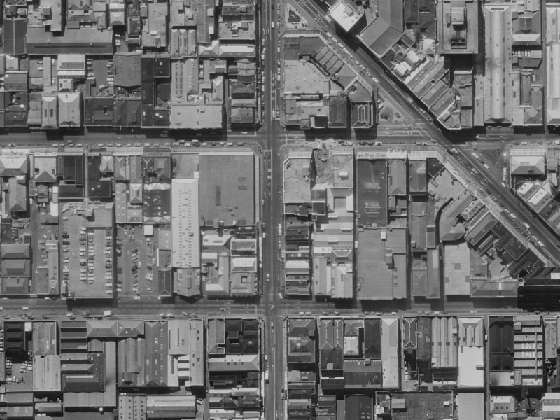680 Colombo Street from the air, 1970-1974