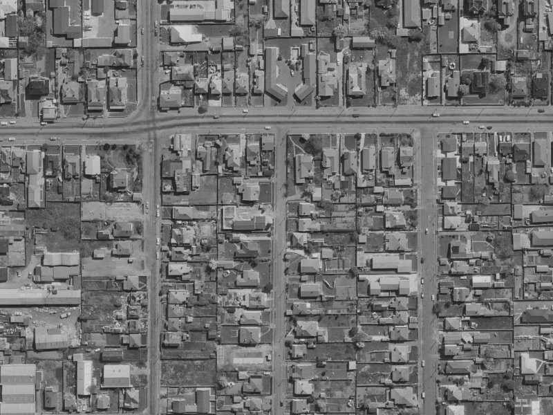 121 Nursery Road from the air, 1970-1974