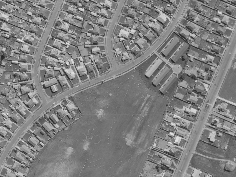 33 Manurere Street from the air, 1970-1974