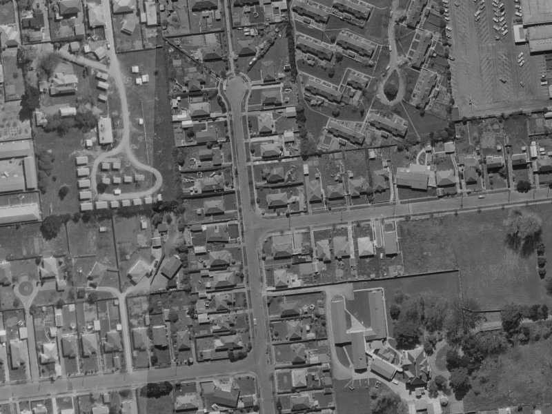 1 Haynes Avenue from the air, 1970-1974