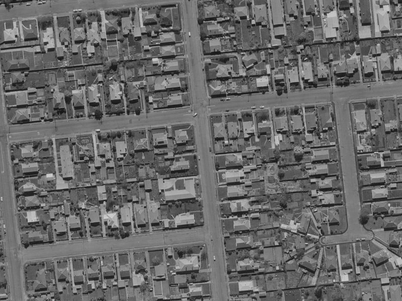 72 Matipo Street from the air, 1970-1974