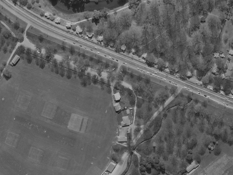 57-65 Riccarton Avenue from the air, 1970-1974