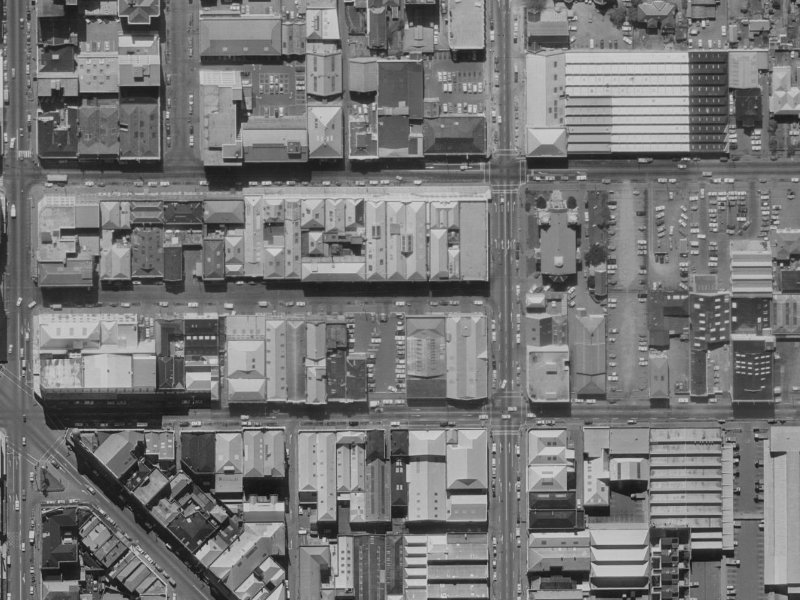 30–46 Bedford Row from the air, 1970-1974