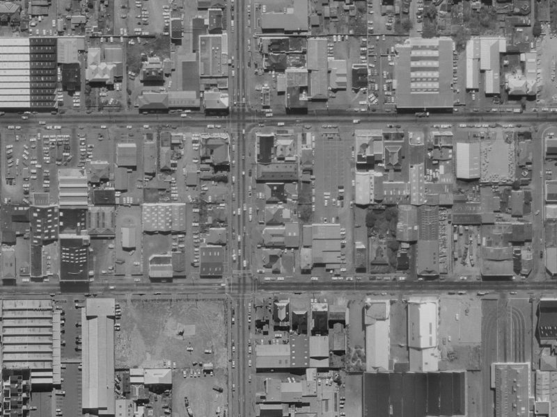230 Barbadoes Street from the air, 1970-1974