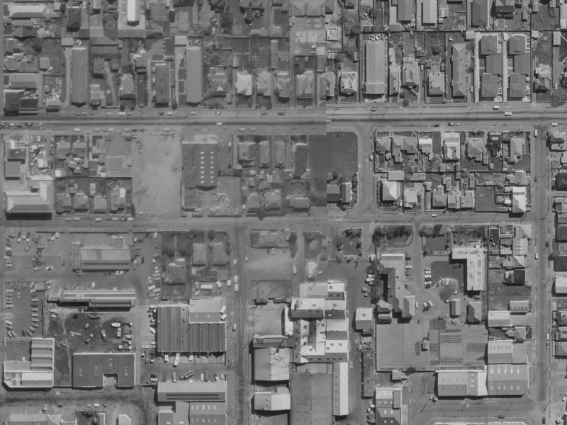 19 Essex Street from the air, 1970-1974