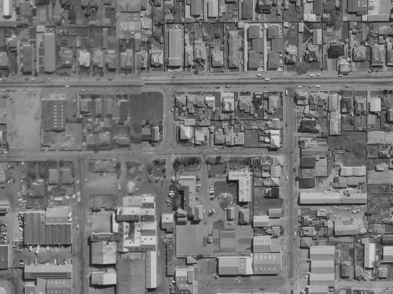 55 Essex Street from the air, 1970-1974
