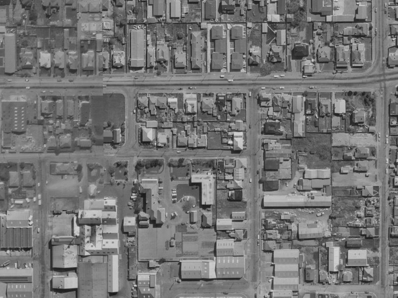 60 Essex Street from the air, 1970-1974