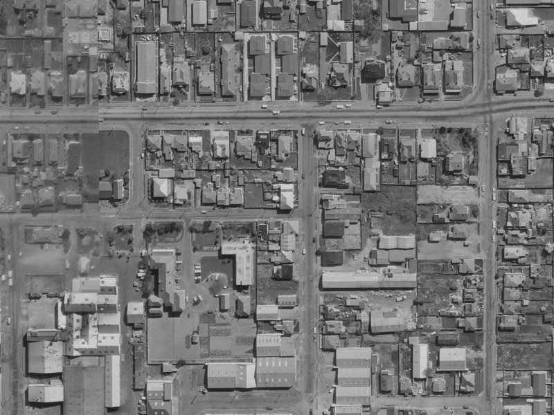 69 Essex Street from the air, 1970-1974