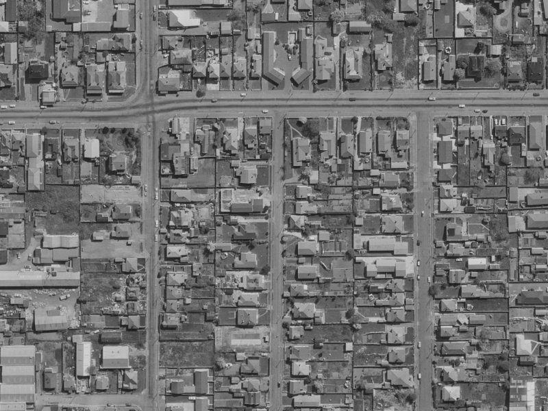 120A Nursery Road from the air, 1970-1974