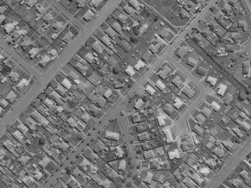 31A Jollie Street from the air, 1970-1974