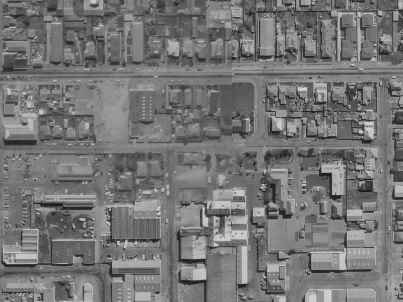 24a Essex Street from the air, 1970-1974