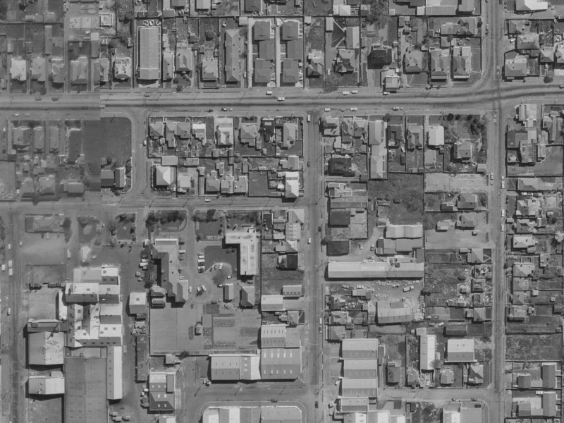 68 Essex Street from the air, 1970-1974